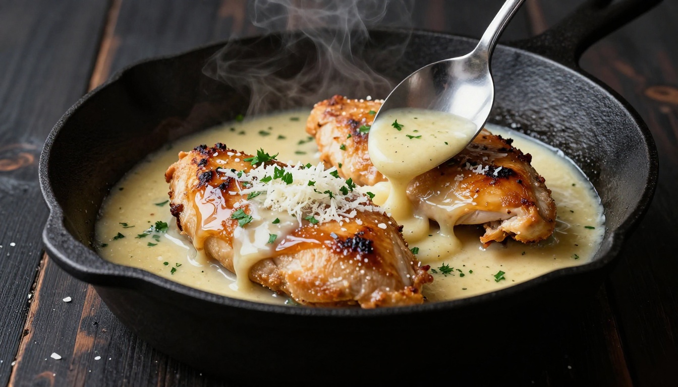 creamy garlic Parmesan chicken