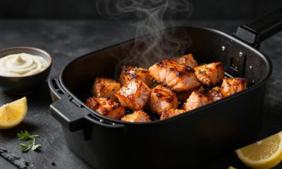 Crispy Air Fryer Salmon Bites