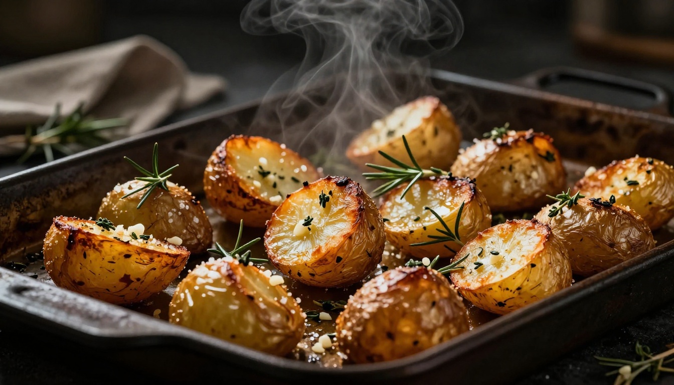 crispy roasted potatoes