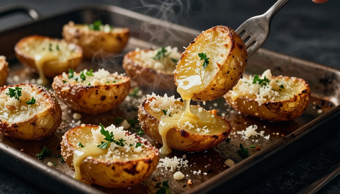 crispy smashed potatoes