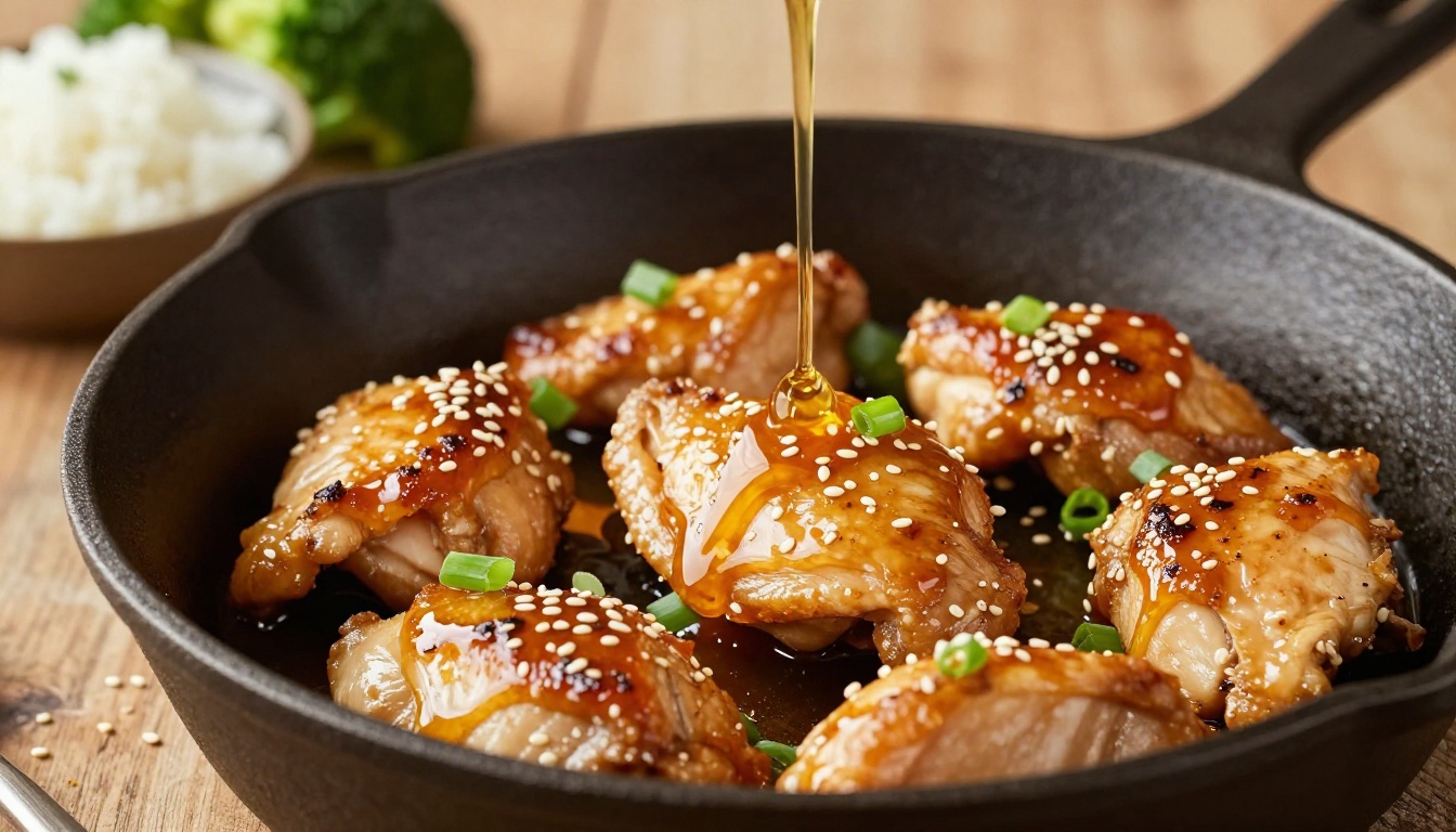 honey garlic chicken